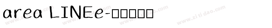 area LINEe字体转换